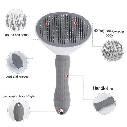 Pet Dog Hair Brush Cat Comb Pet Hair Remover Brush for Dogs Cats Puppy Kitten Grooming Tools Dogs Accessories Pet Supplies